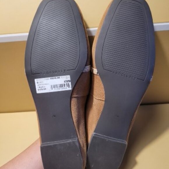 $59 NWT  (7) SANCTUARY Suede Loafer - Picture 12 of 14